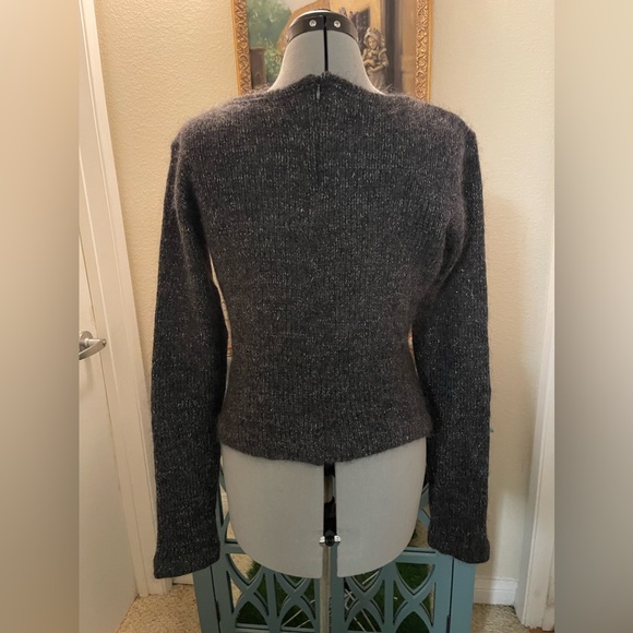 Dolce & Gabbana sweater 100% wool with leather DG - Picture 2 of 7